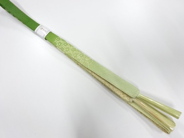 JAPANESE KIMONO / UNUSED KOREI HAND-TIED OBIJIME